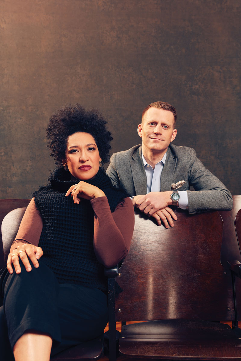 Julia Bullock and Matthew Swanson